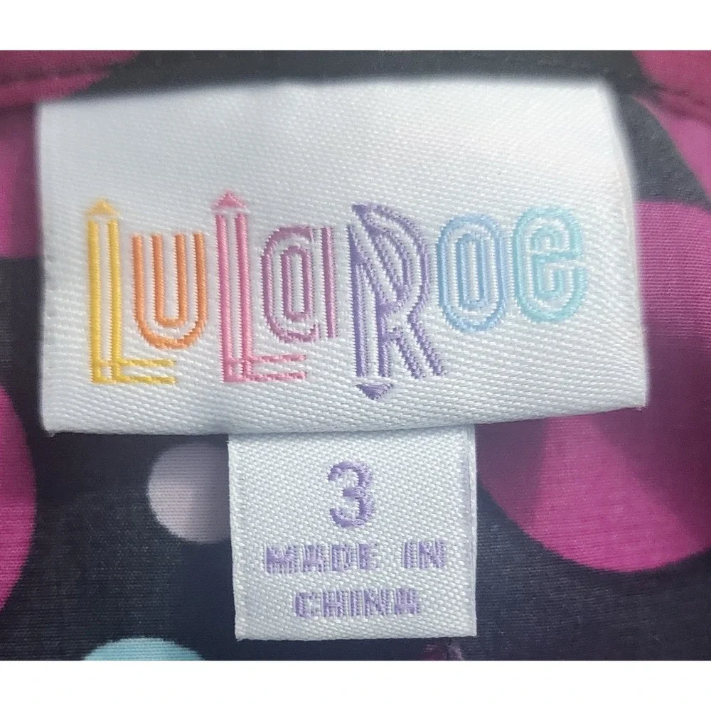 LuLaRoe Kids Size 3 Polka Dot Kimono‎ Cardigan Top